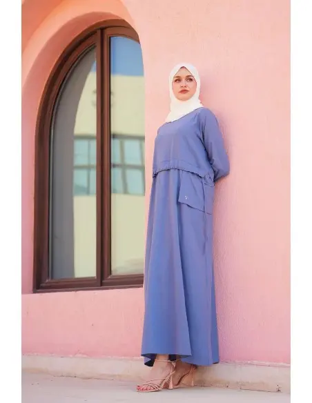 Robe D-Lénine - Bleue Accueil - Maroc