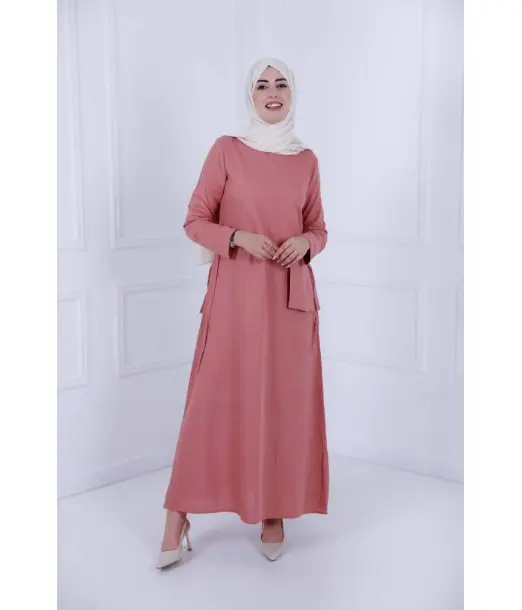Robe D-Lénine - rose poudré Accueil - Maroc