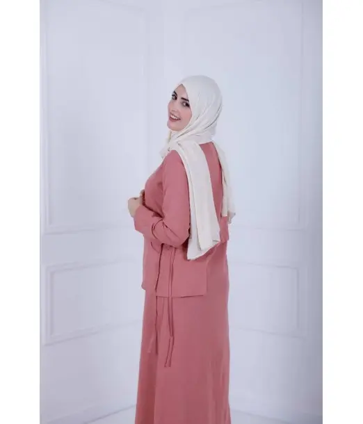 Robe D-Lénine - rose poudré Accueil - Maroc 2