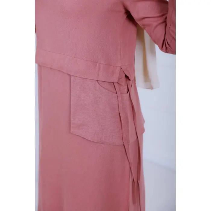 Robe D-Lénine - rose poudré Accueil - Maroc
