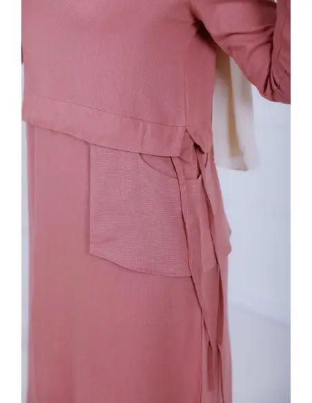 Women's dress D-Lénine - powder pink — photo 3