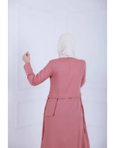 Women's dress D-Lénine - powder pink — photo 5
