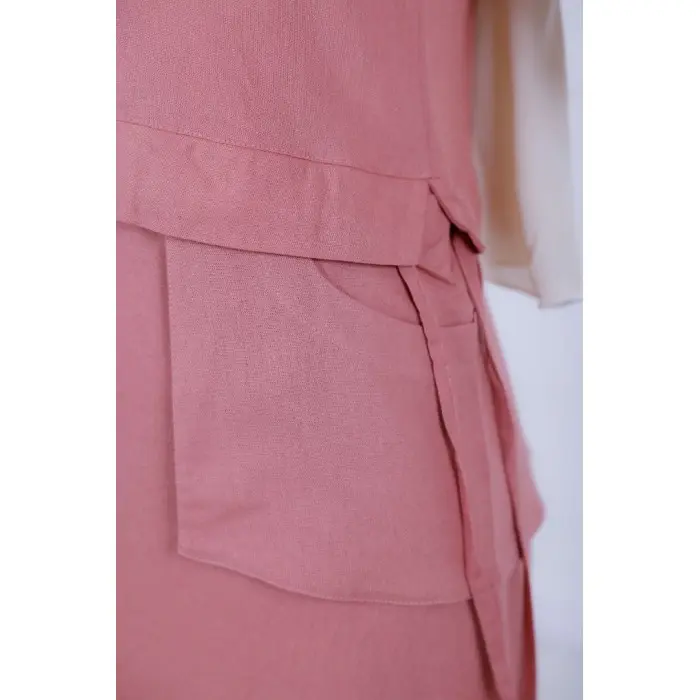 Robe D-Lénine - rose poudré Accueil - Maroc