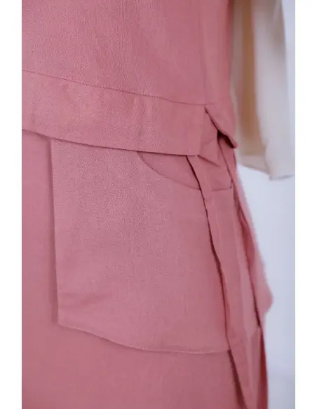 Women's dress D-Lénine - powder pink — photo 8