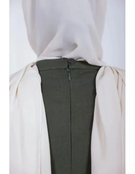 D-Lénine women's dress — olive green — photo 3