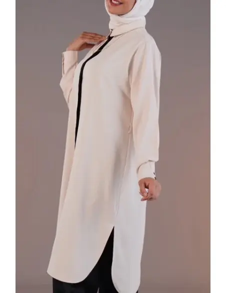 Long tunic - beige — photo 6