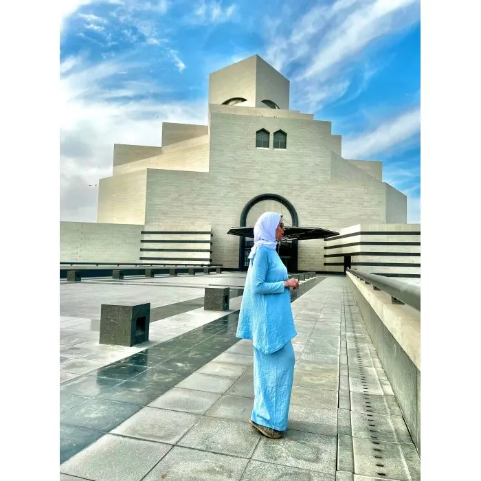 Ensemble d'été - Bleu Accueil - Maroc