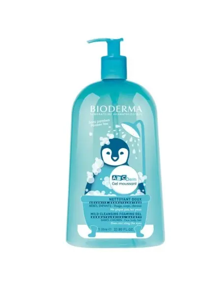 Bioderma ABCDerm Gel Moussant 1L Cheveux & Corps - ABCDerm by