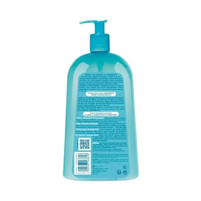 Bioderma ABCDerm Gel Moussant 1L Cheveux & Corps - ABCDerm by
