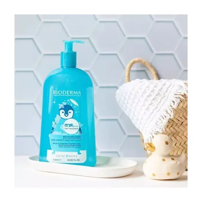 Bioderma ABCDerm Gel Moussant 1L Cheveux & Corps - ABCDerm by