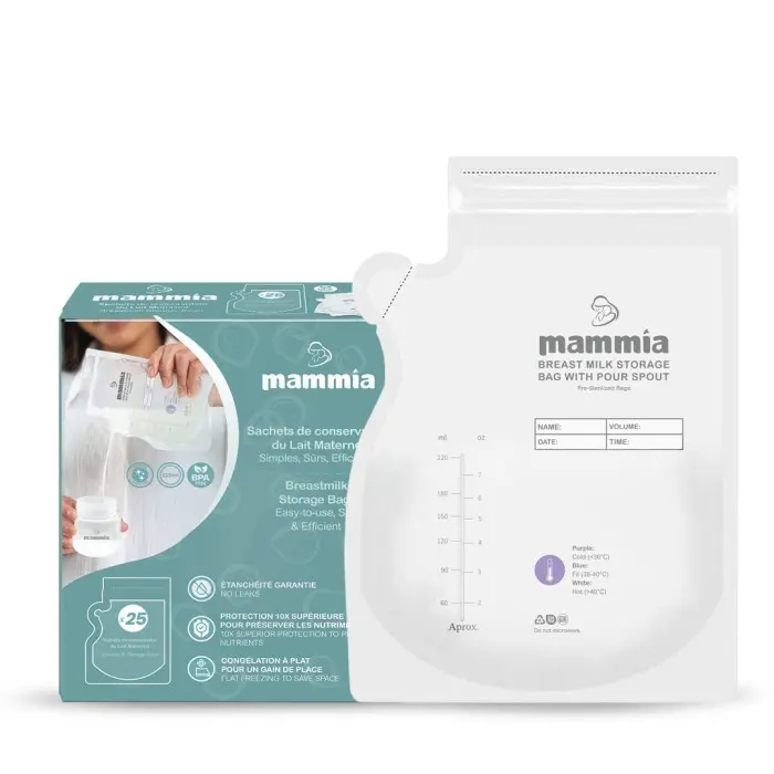 Mammia Sachets de conservation de lait maternel x25
