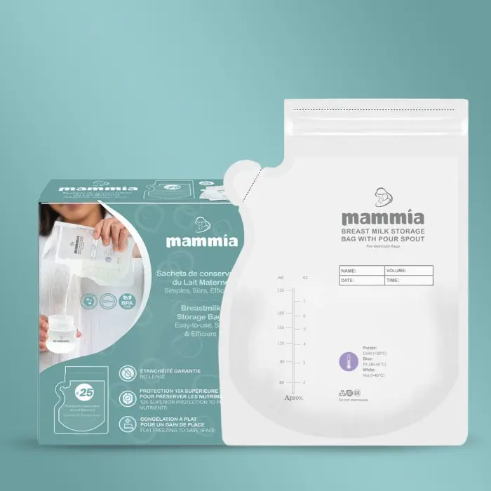 Mammia Sachets de conservation de lait maternel x25