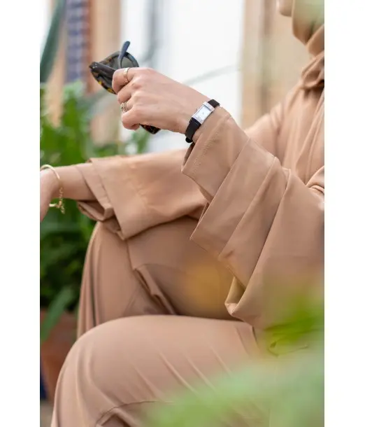 Ensemble abaya élégant et pudique - Caramel Mode - Maroc 2
