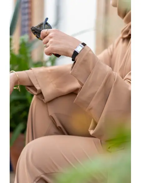 Ensemble abaya élégant et pudique - Caramel Mode - Maroc