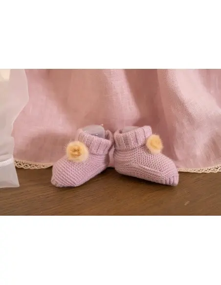 Chaussons Souples et Respirants Chic pour Bébé Bonnet, Moufles