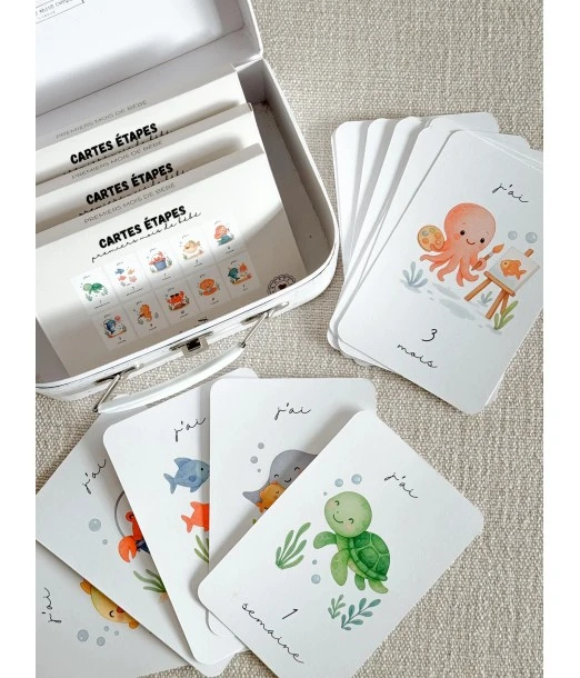 Scribble milestone cards - baby's first months 2