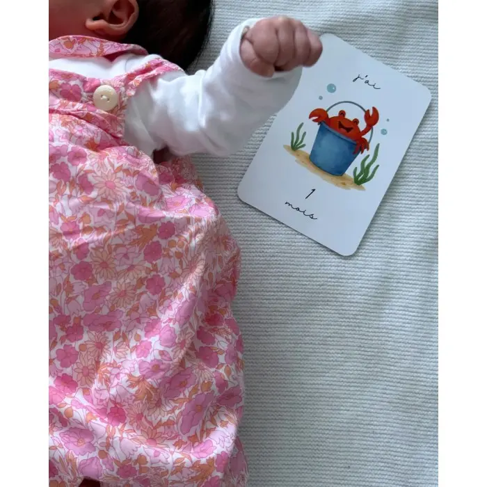 Gribouille Cartes étapes - premiers mois de bébé Album et