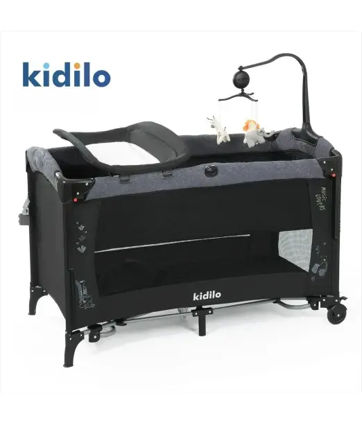 Kidilo Lit Parapluie Cododo Confortable avec 2 niveaux