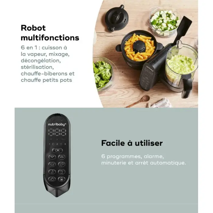 Babymoov Nutribaby XL - Robot culinaire multifonctions capacité