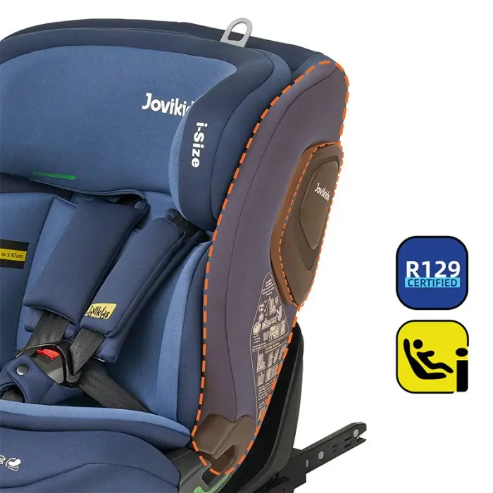 Jovikids Siège auto CICI TT i-Size 76-150 cm - Bleu Siège auto 