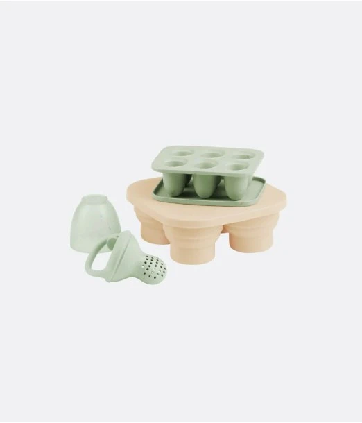 Babymoov silicone container set and snack feeders