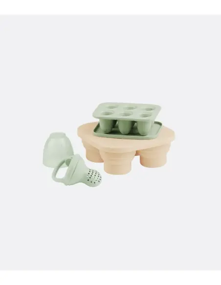 Babymoov silicone container set and snack feeders