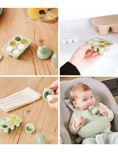 Babymoov silicone container set and snack feeders — photo 3