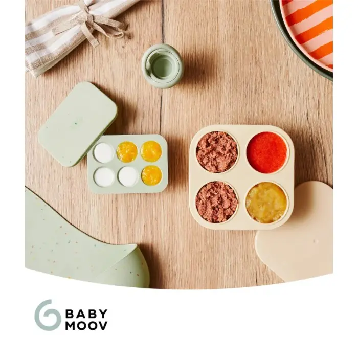 Babymoov Set de Contenants en Silicone et Grignoteuses