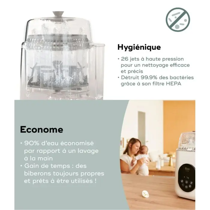 Babymoov NutriWash Lave biberon & stérilisateur Cadeaux de
