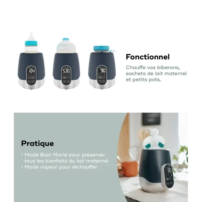 Babymoov Chauffe-Biberon Maison/Voiture NutriSmart