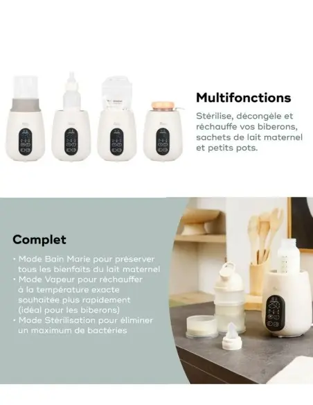 Babymoov NutriSmart+ bottle warmer & steriliser Beige — photo 4