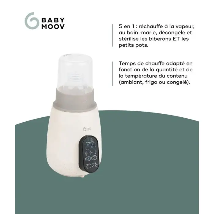 Babymoov NutriSmart+ Chauffe-biberon & Stérilisateur Beige