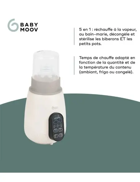 Babymoov NutriSmart+ bottle warmer & steriliser Beige — photo 6