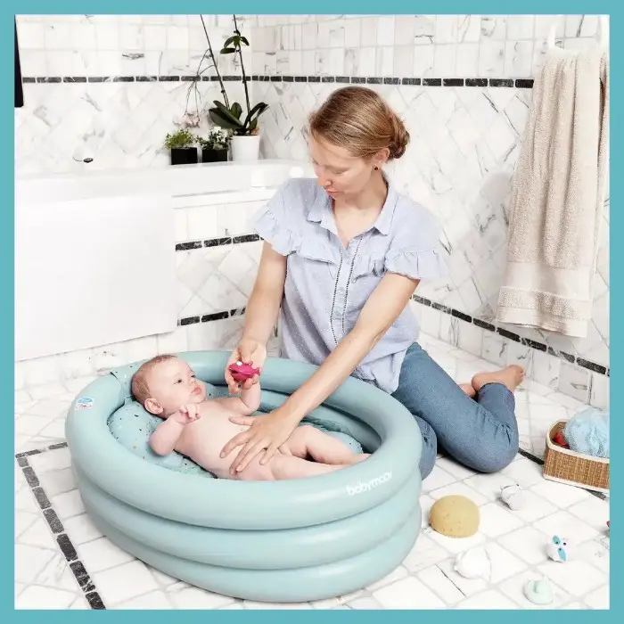 Babymoov Baignoire Gonflable Evolutive Aqua Dots Baignoire -