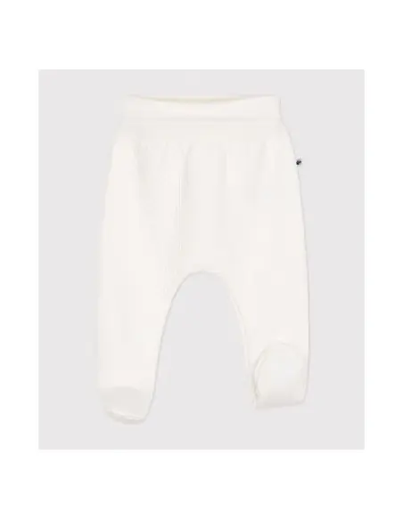 Legging bébé 100% coton – Blanc Bonnet, Moufles, Chaussons - 