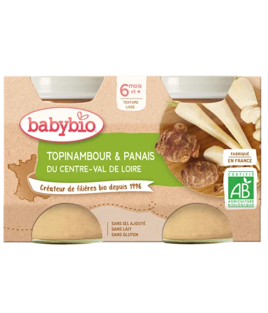 Babybio Topinambour & Panais du Centre-Val de Loire 6m+