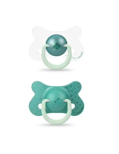 Suavinex Night & Day pacifier with shiny ring from 4 to 18 months