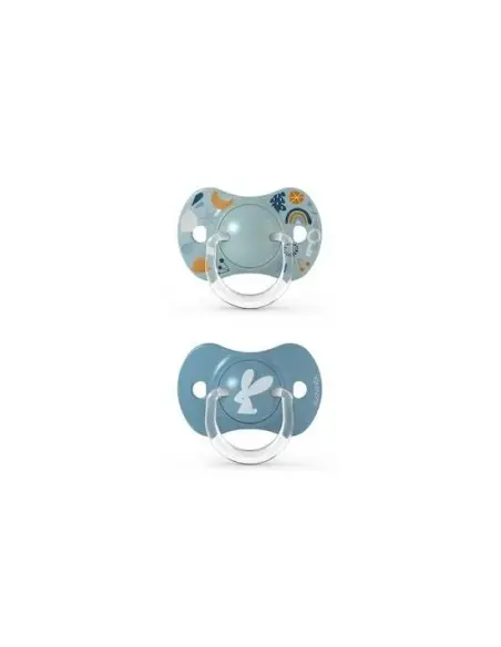 Suavinex Symmetrical pacifiers SX PRO — Into the Forest Blue from 0 to 6 months