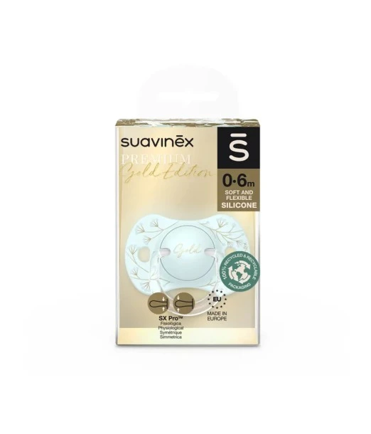 Suavinex Premium silicone pacifier SX Pro from 0 to 6 months - Green
