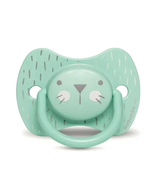 Suavinex Premium pacifier with reversible anatomical silicone nipple 18m+ green