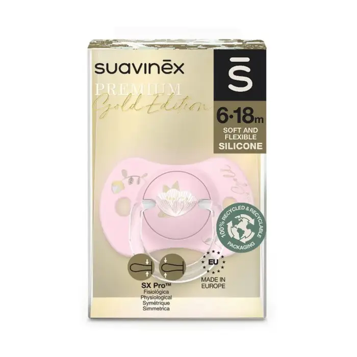 Suavinex Sucette Premium Silicone SX Pro 6-18mois - Rose