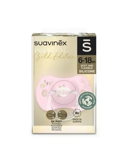 Suavinex pacifier Premium silicone SX Pro from 6 to 18 months - Pink — photo 2