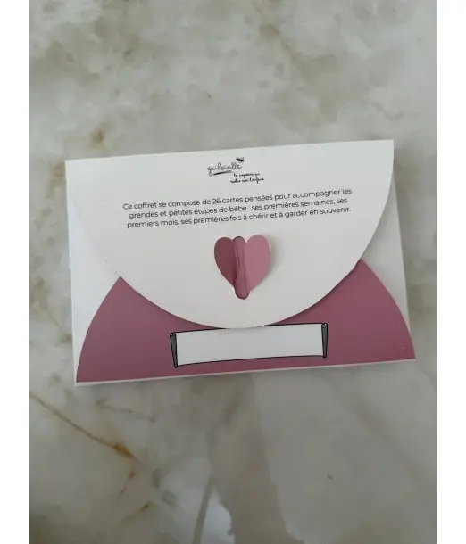 Gribouille Cartes étapes Mes premières fois - Fille 2