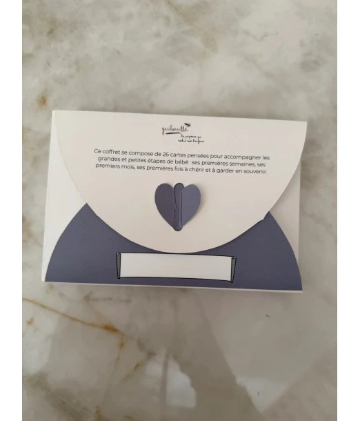 Gribouille milestone cards My firsts - Boy 2