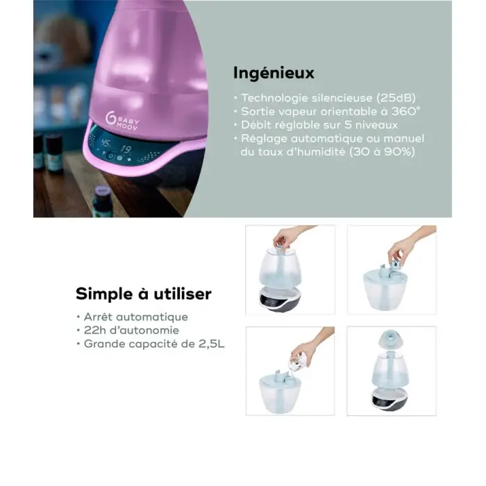 Babymoov Humidificateur Hygro (+)
