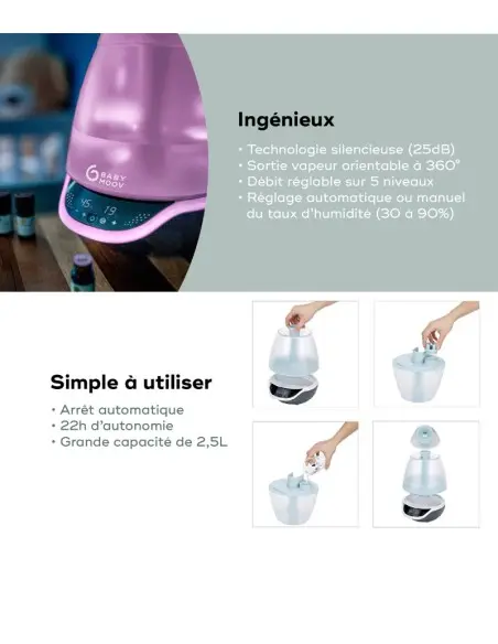 Babymoov Humidificateur Hygro (+)