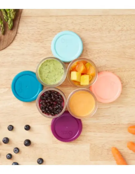 Babymoov set of 8 glass baby bowls + organic recipe booklet — photo 4