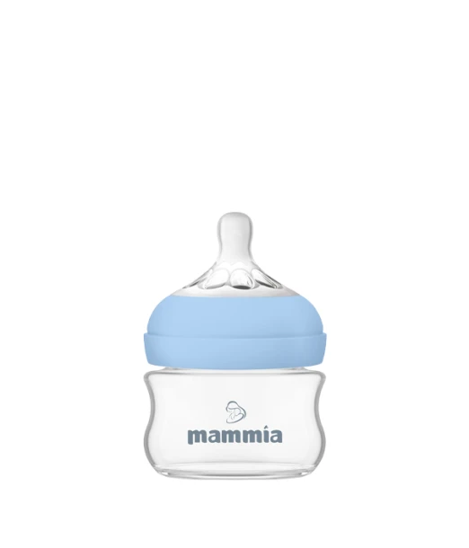 Mammia Natural Feeling baby bottle 90 ml — from 0 months (newborn flow) 2