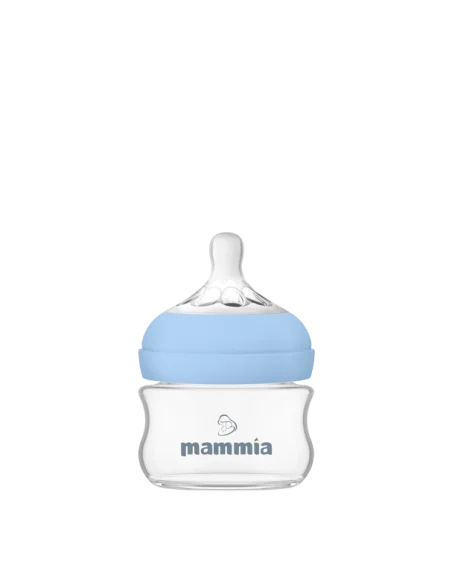 Mammia Natural Feeling baby bottle 90 ml — from 0 months (newborn flow) — photo 2