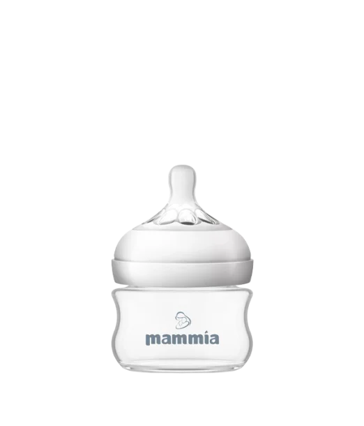 Mammia Biberon Natural Feeling 90ml - 0 mois (débit nouveau-né)
